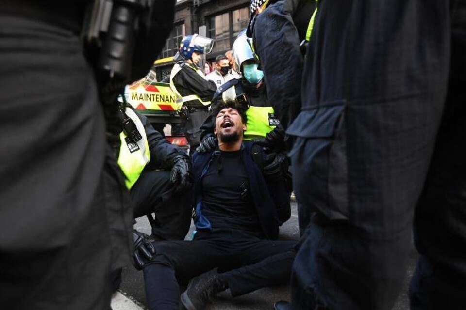 Proteste in London Proteste in London