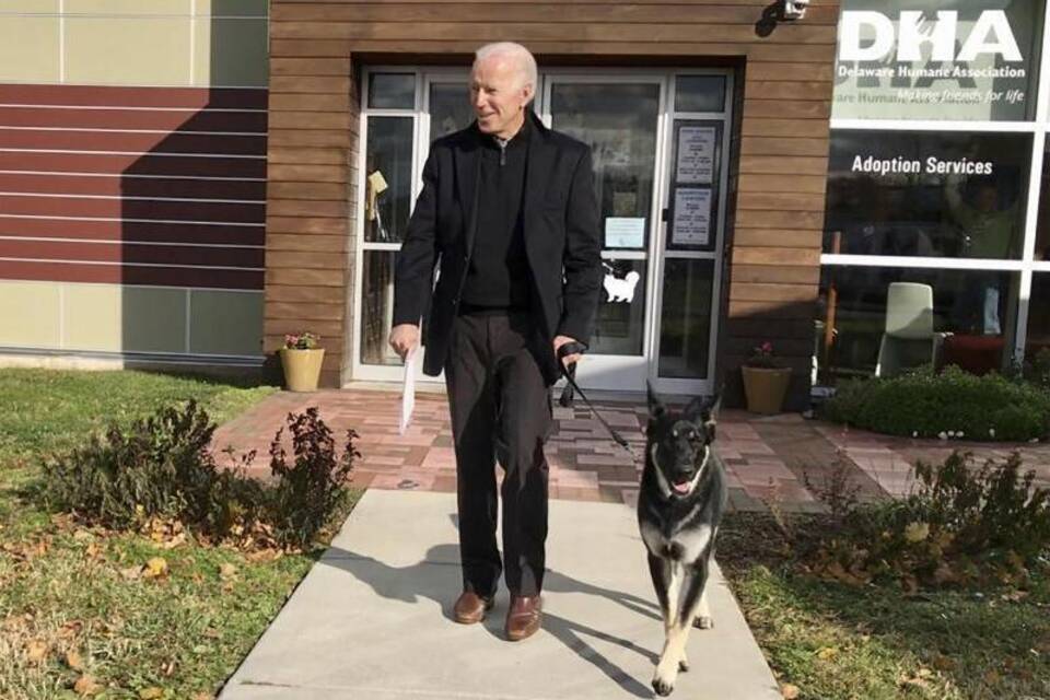 Joe Biden und «Major» Joe Biden und «Major»