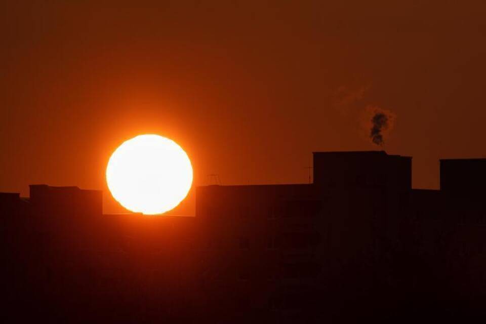 Sonne über Stuttgart