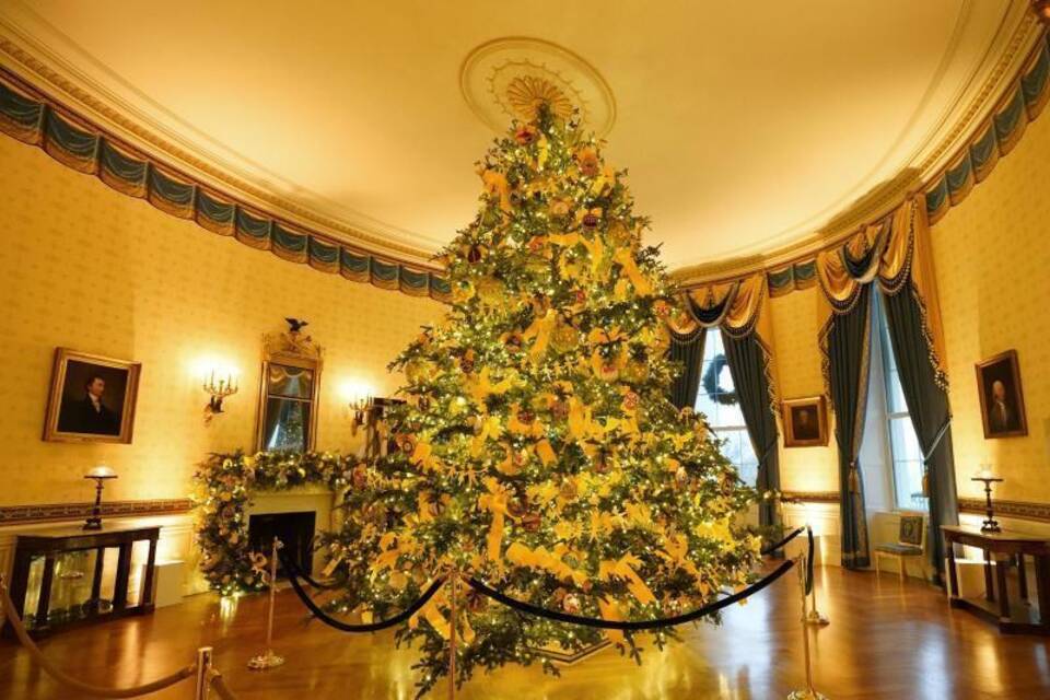 Weihnachtszeit im Weißen Haus