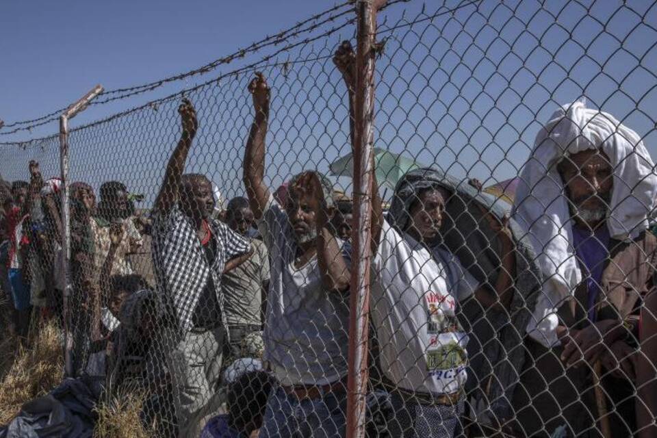 Konflikt in Äthiopien - Flüchtlinge im Sudan