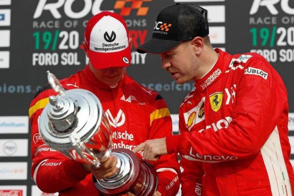 Vettel und Mick Schumacher