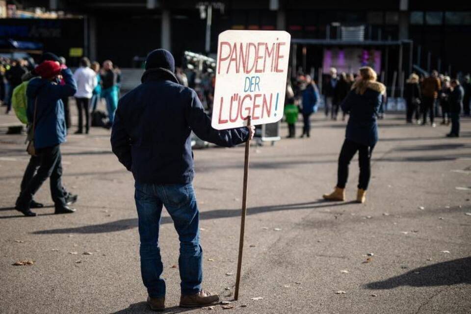 Demonstration gegen Corona-Politik - Göppingen