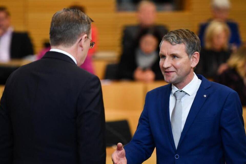 Ramelow und Höcke Ramelow und Höcke