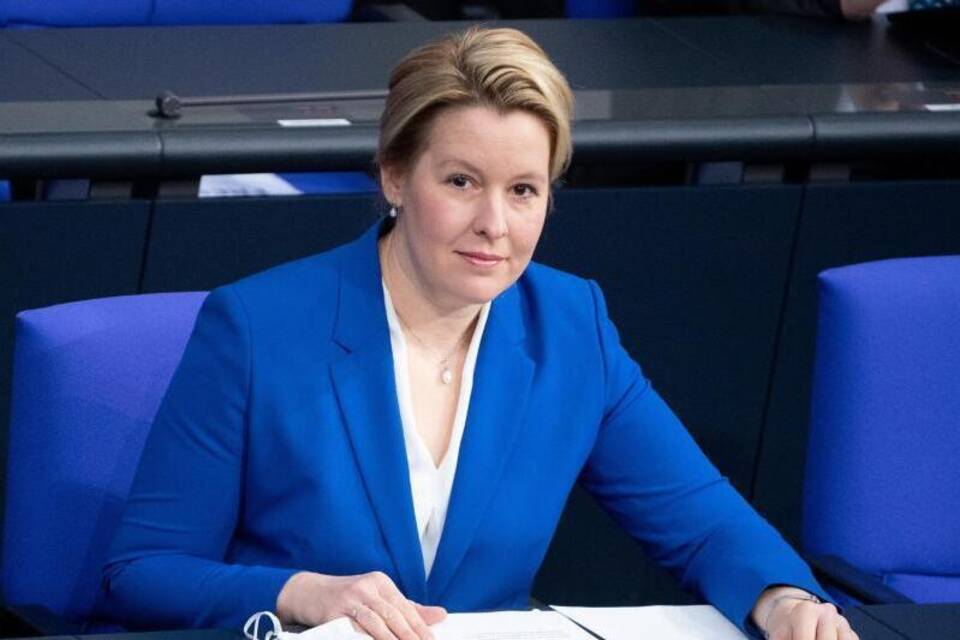 Bundesfamilienministerin Franziska Giffey (SPD) Bundesfamilienministerin Franziska Giffey (SPD)
