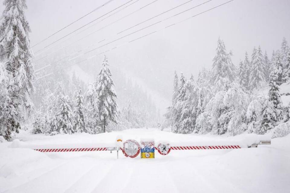 Schneemassen in Österreich