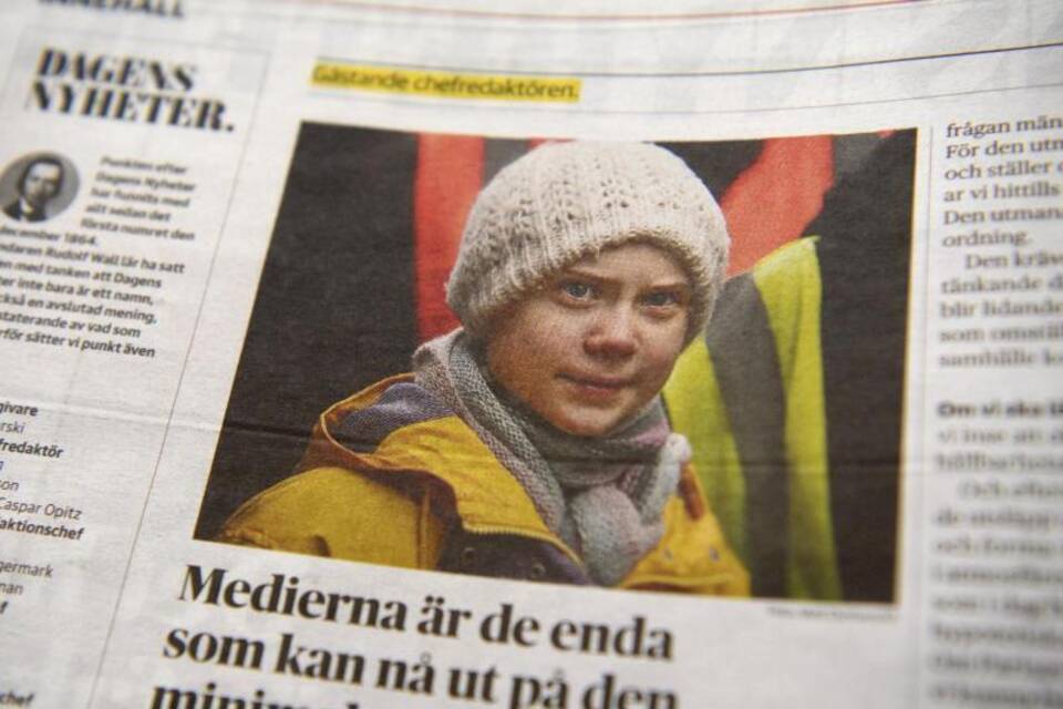 Aktivistin Thunberg als Chefredakteurin