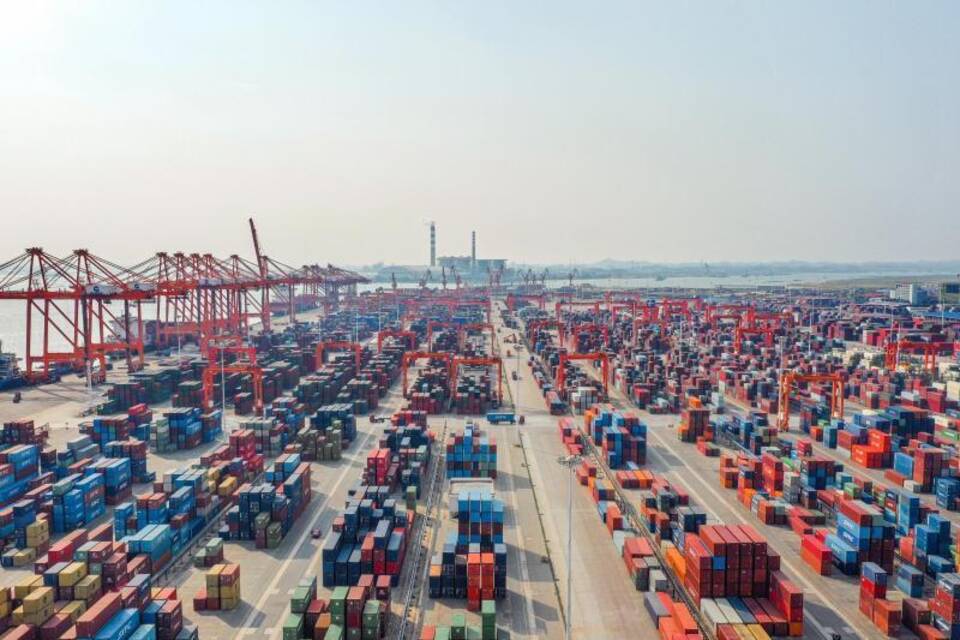 Containerterminal in China