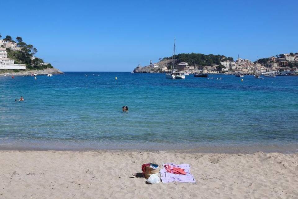 Leerer Strand auf Mallorca