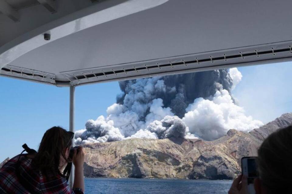 Vulkanausbruch in Neuseeland