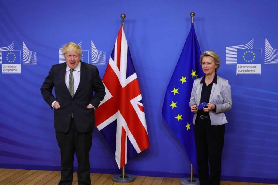 Johnson und von der Leyen