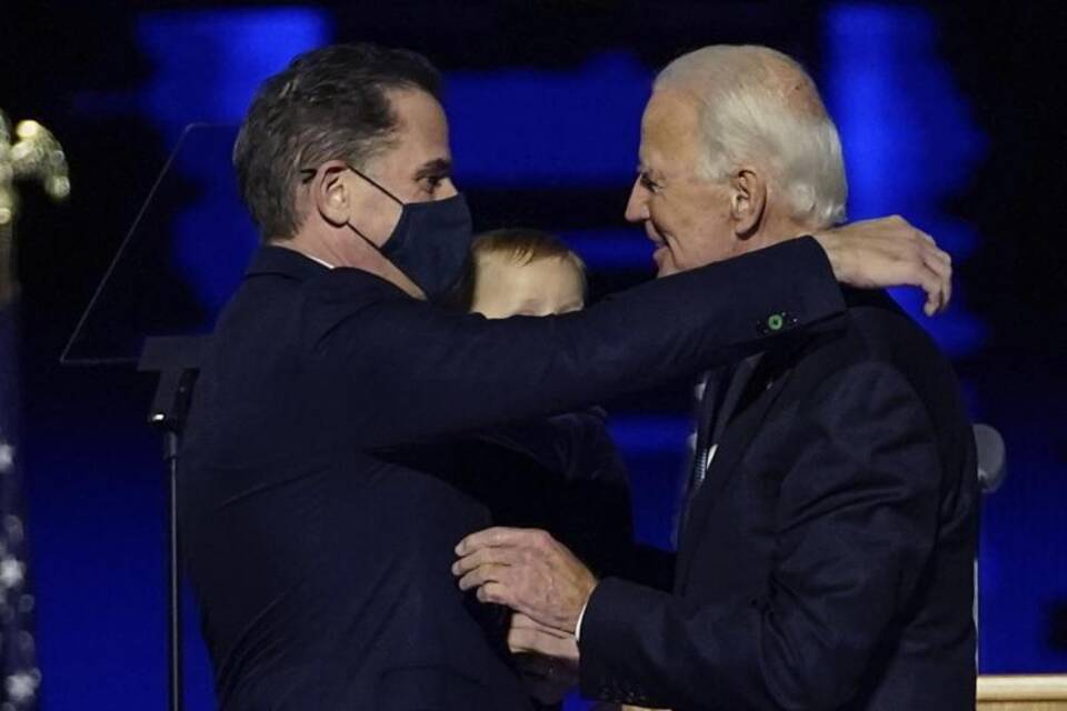 Joe und Hunter Biden