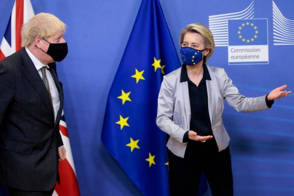 Von der Leyen und Johnson Von der Leyen und Johnson