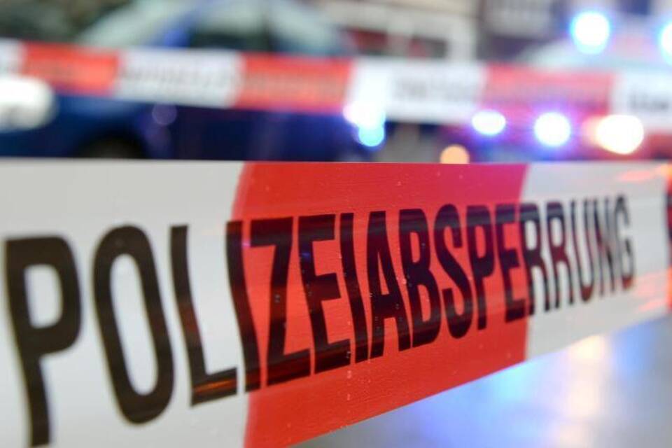 Polizeiabsperrung