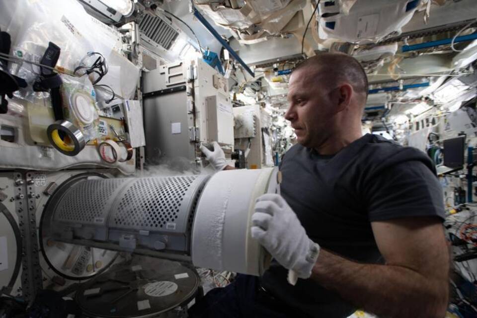 Kosmonaut auf der ISS