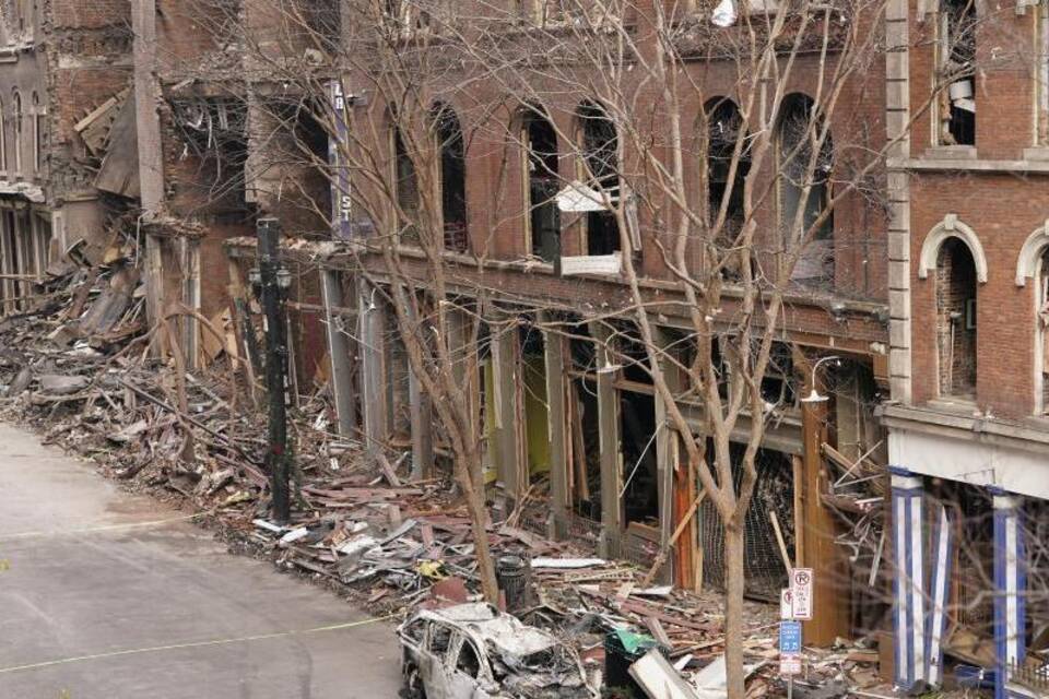 Nach der Explosion in Nashville Nach der Explosion in Nashville