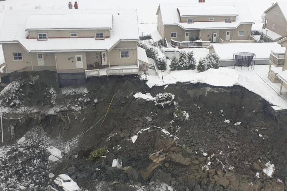 Erdrutsch in Norwegen