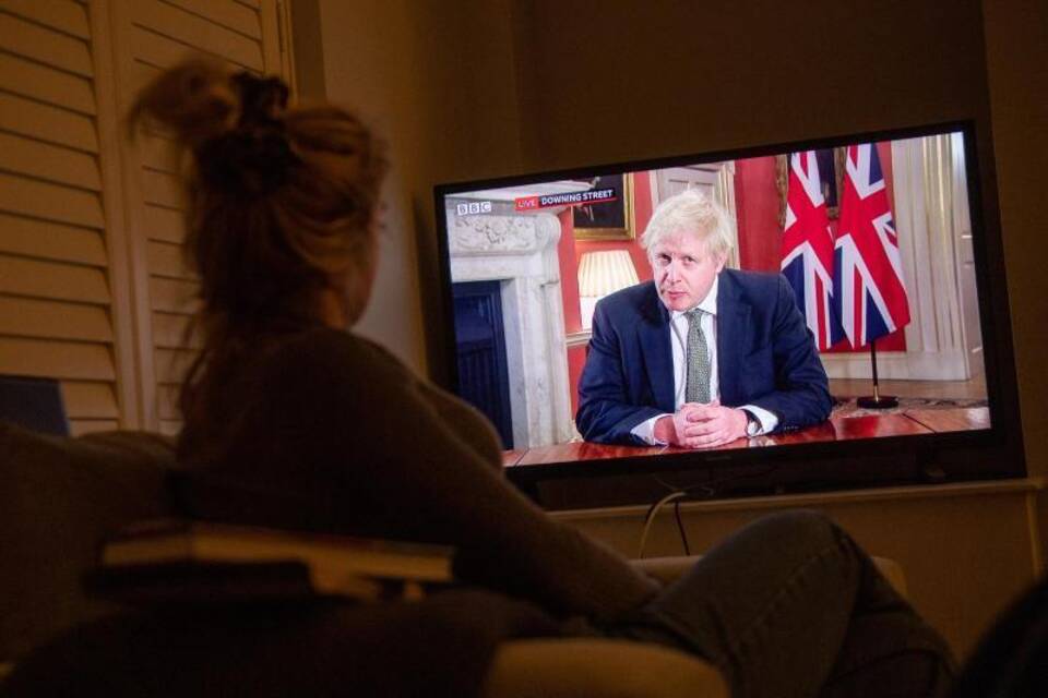 TV-Ansprache von Boris Johnson TV-Ansprache von Boris Johnson