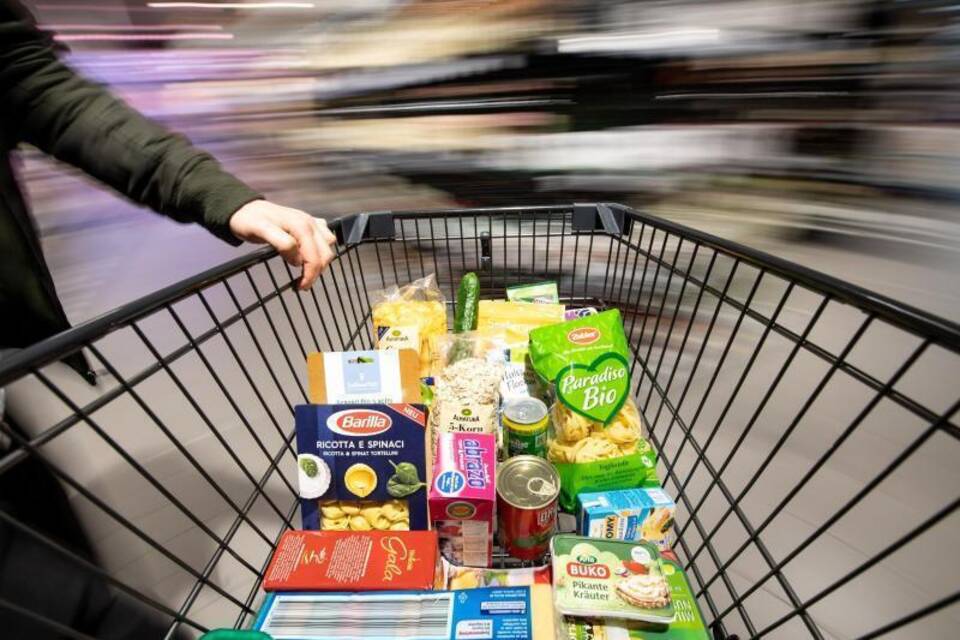 Einkaufen im Supermarkt Einkaufen im Supermarkt