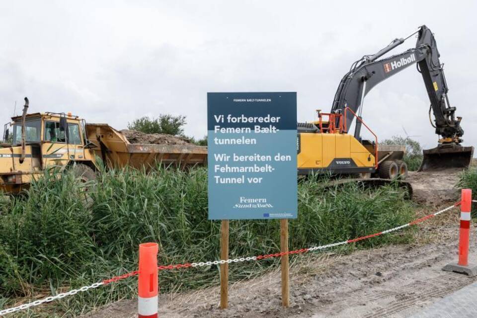 Bauarbeiten für Fehmarnbeltquerung