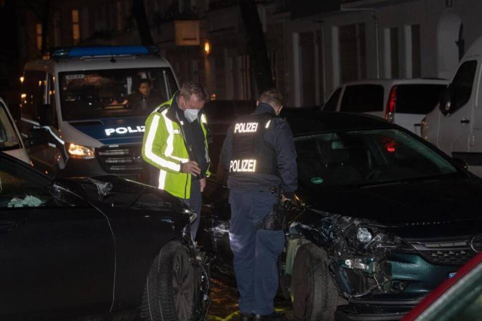Ende einer Verfolgungsfahrt Ende einer Verfolgungsfahrt