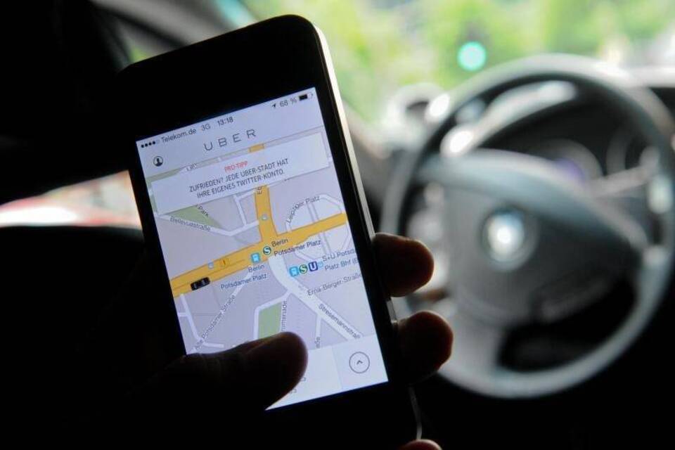 Fahrdienst-App Uber Fahrdienst-App Uber