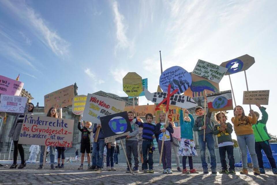 Kinder-Demonstration