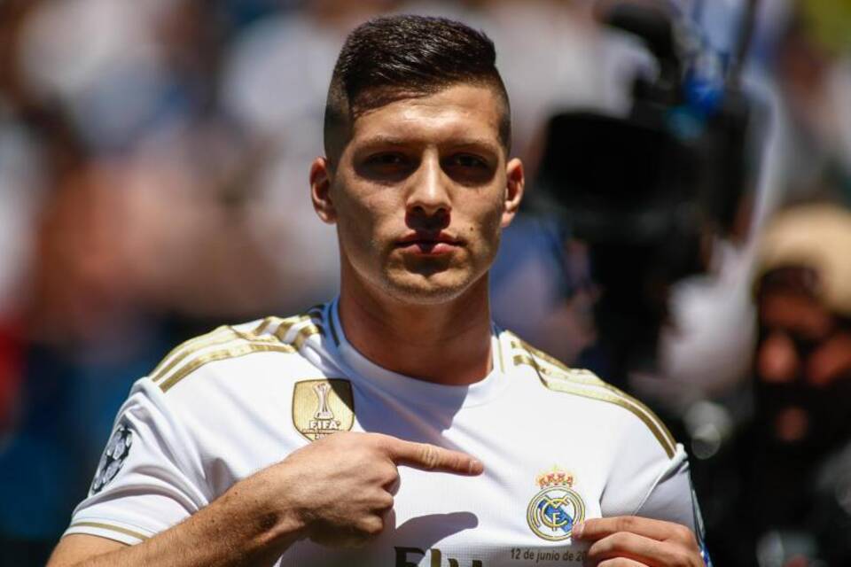 Fußballer Luka Jovic Fußballer Luka Jovic