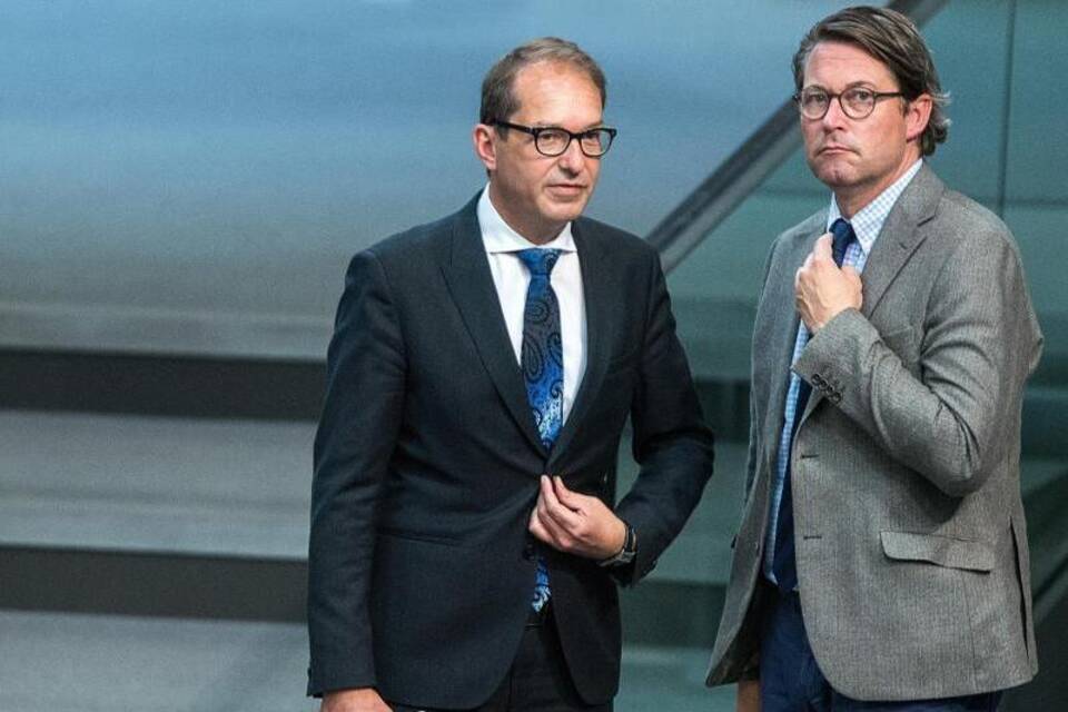 Andreas Scheuer und Alexander Dobrindt