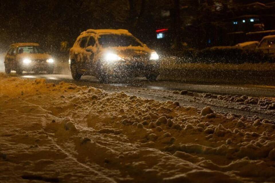 Winterwetter in Freiburg