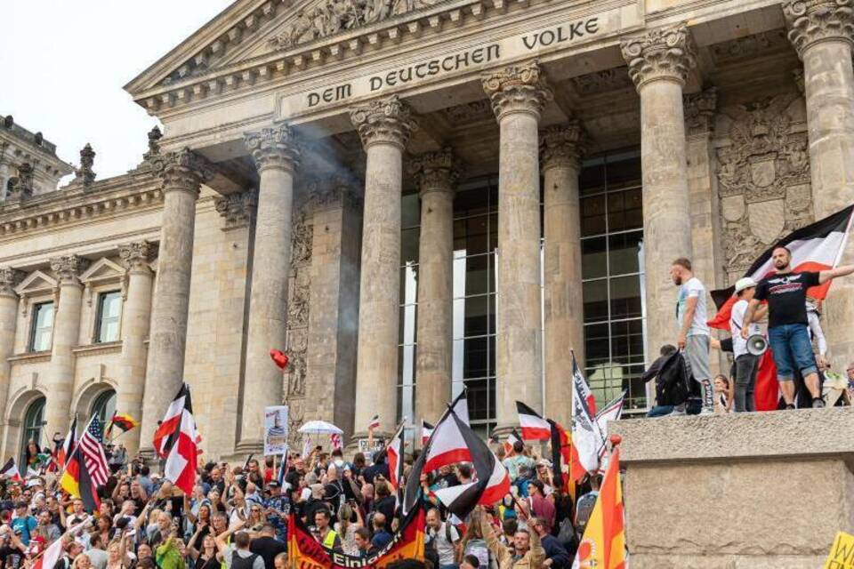 Demonstration im August Demonstration im August