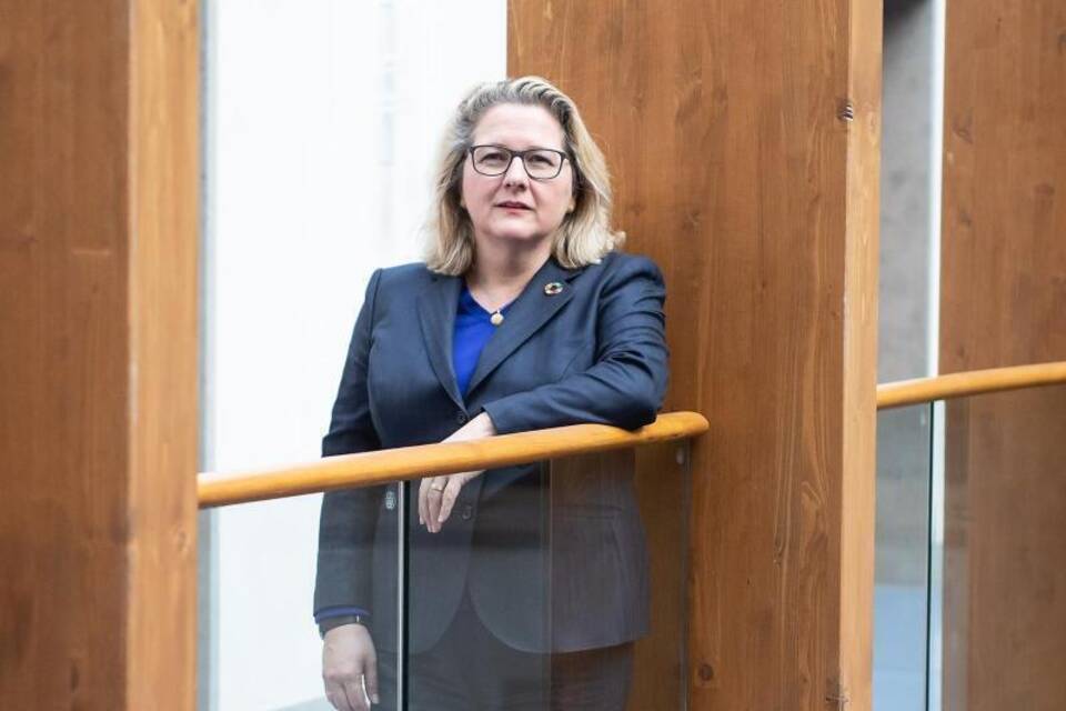 Bundesumweltministerin Svenja Schulze Bundesumweltministerin Svenja Schulze