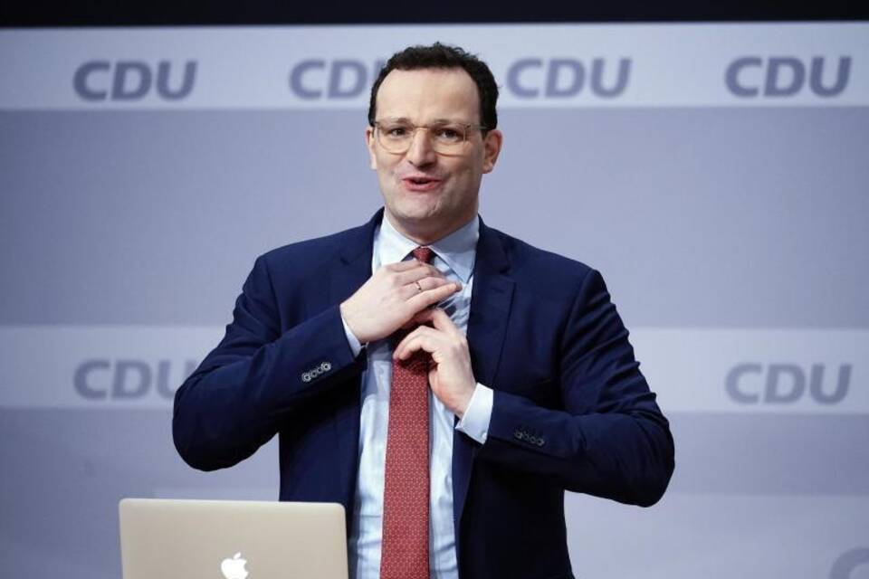 Spahn beim Bundesparteitag Spahn beim Bundesparteitag