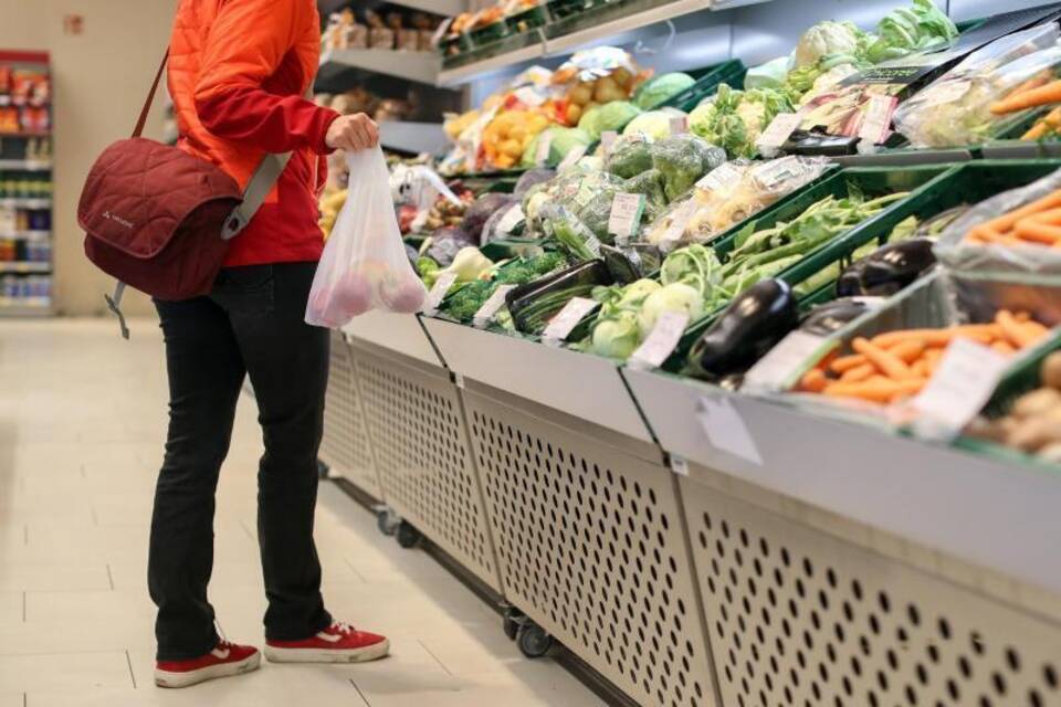 Lebensmittel im Supermarkt