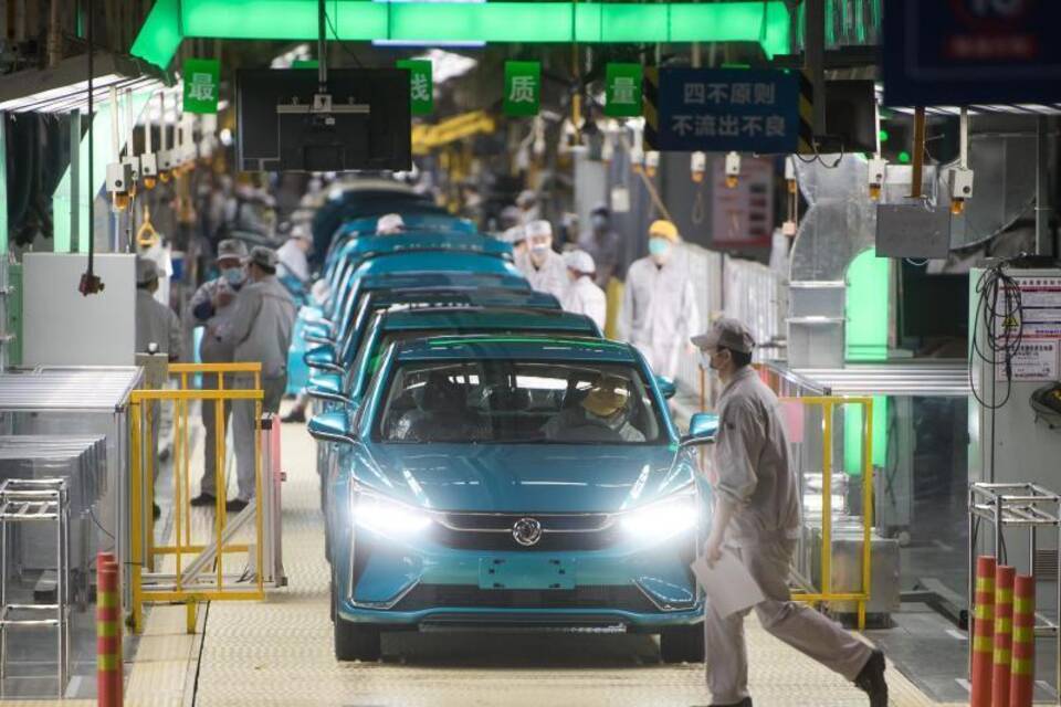 Kräftiges Wirtschaftswachstum in China Kräftiges Wirtschaftswachstum in China