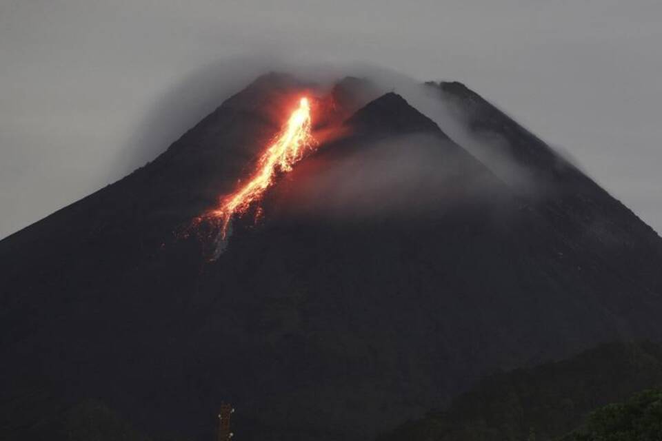 Vulkan Merapi in Indonesien
