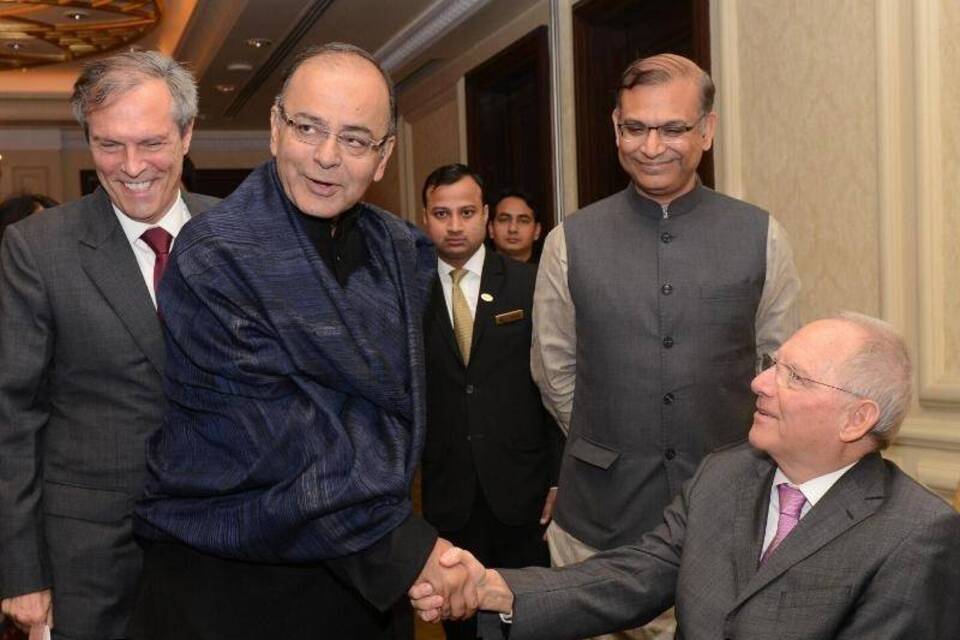 Schäuble in Indien Schäuble in Indien