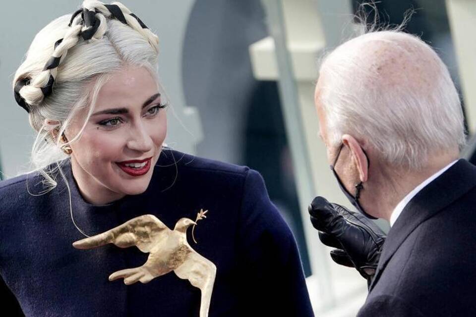 Lady Gaga und Biden