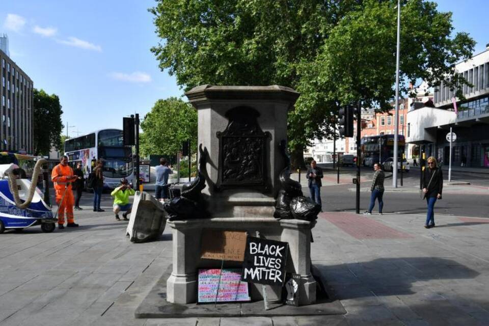 «Black Lives Matter»-Demo in Bristol