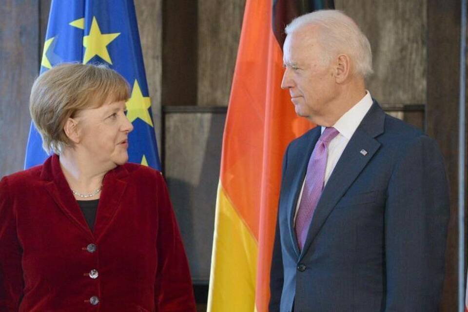 Angela Merkel und Joe Biden