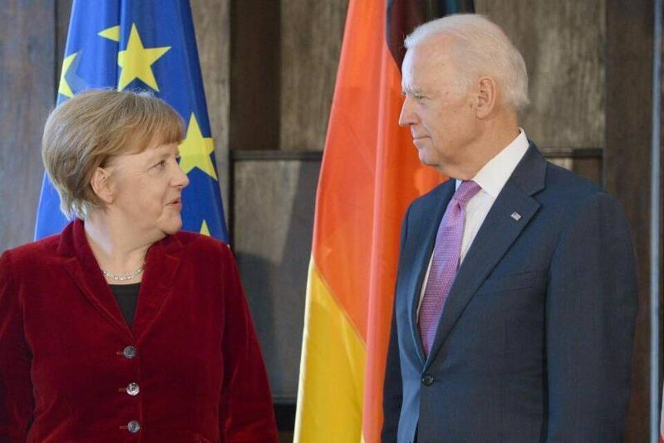 Angela Merkel und Joe Biden Angela Merkel und Joe Biden