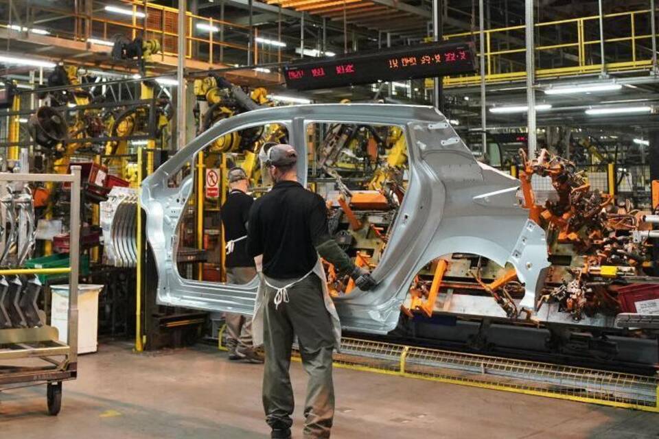 Autoproduktion in Großbritannien Autoproduktion in Großbritannien
