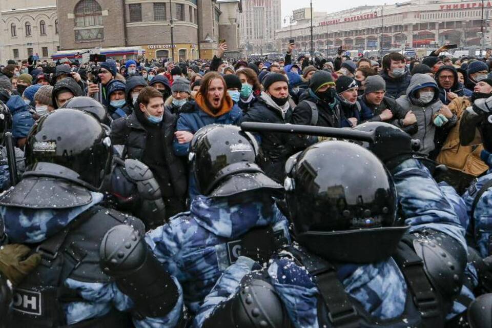 Proteste in Moskau