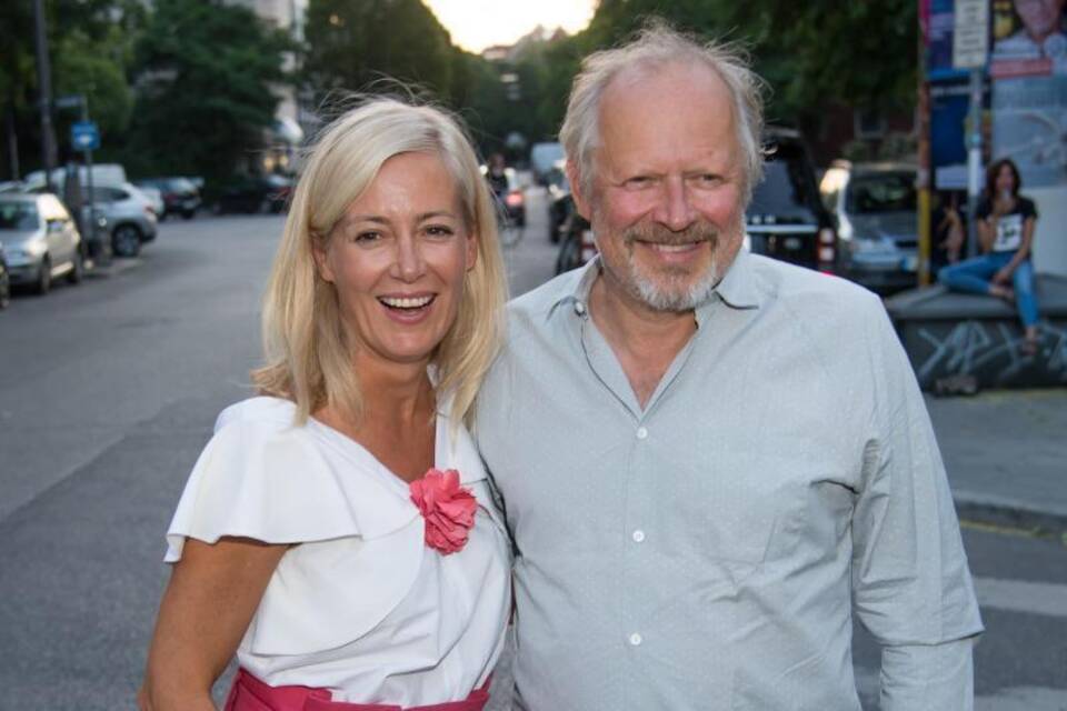 Axel Milberg und Ehefrau Judith Axel Milberg und Ehefrau Judith