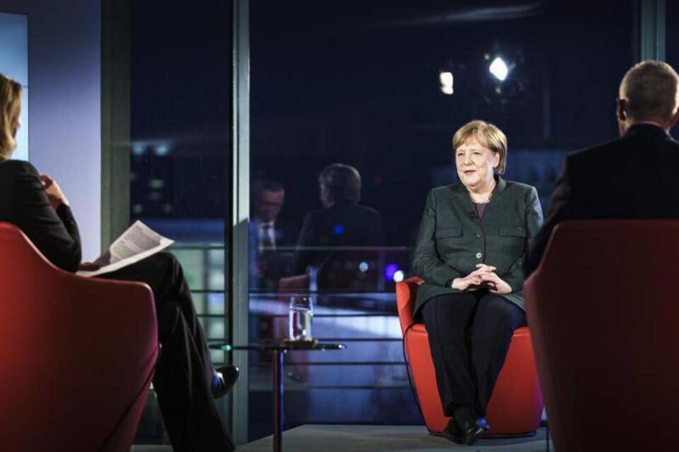Bundeskanzlerin Merkel im Interview