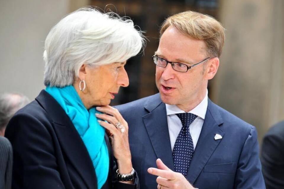 Christine Lagarde und Jens Weidmann