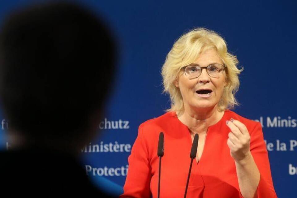 Justizministerin Christine Lambrecht Justizministerin Christine Lambrecht