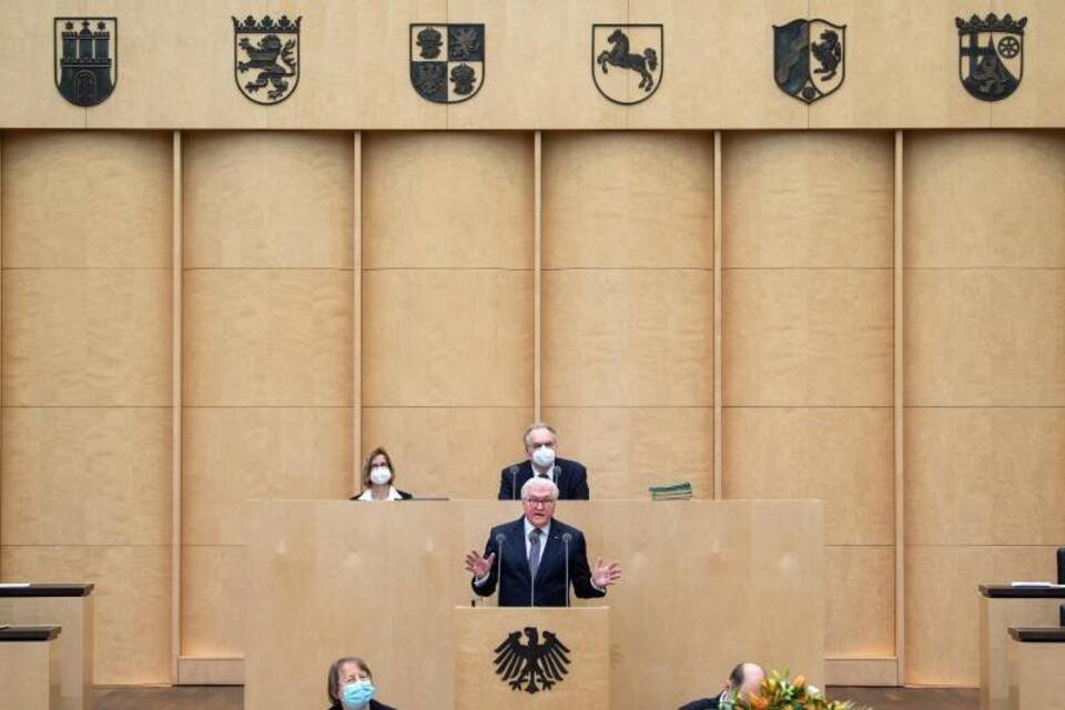 Steinmeier spricht im Bundesrat