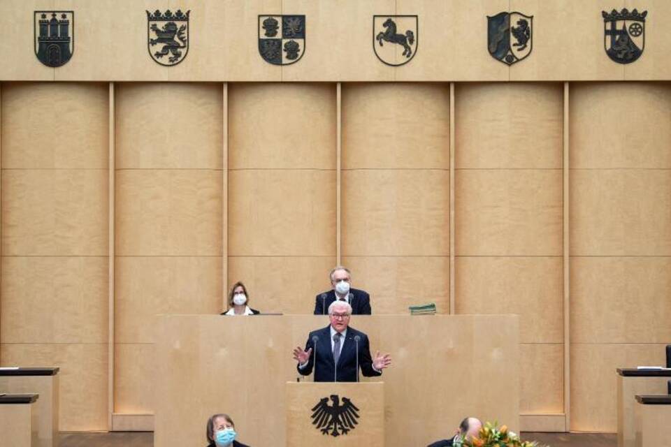 Steinmeier spricht im Bundesrat Steinmeier spricht im Bundesrat