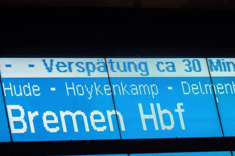 Verspätung bei der Bahn